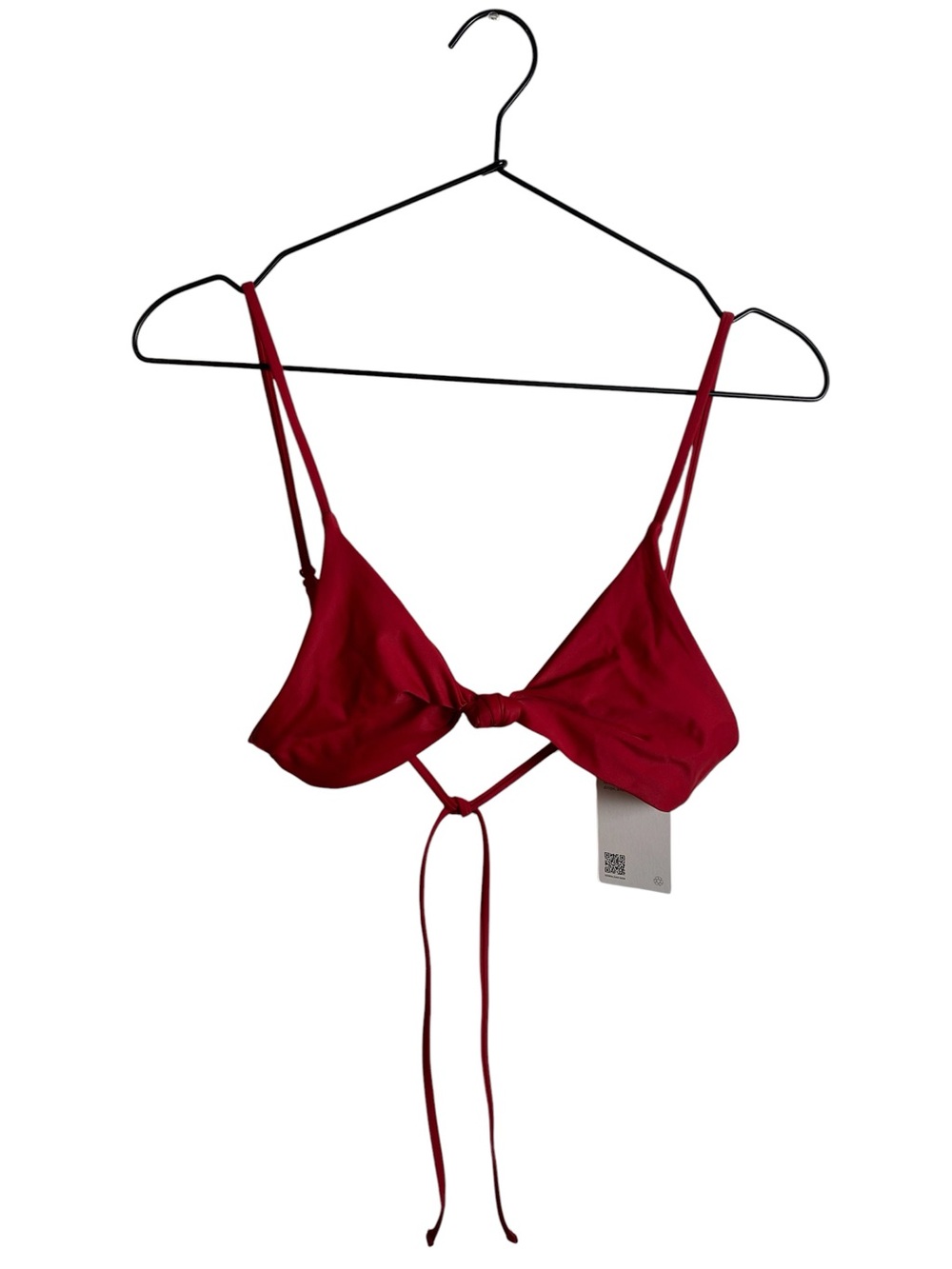 Quince Italian Front-Knot Triangle Bikini Top
